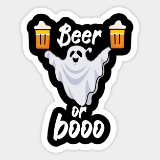 Beer or boo Sticker